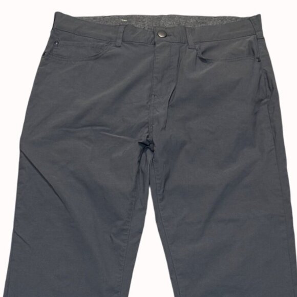 Denali Mens Straight Fit Pants 34x32 Charcoal Gray Active Lifestyle Casual Work - Picture 4 of 9